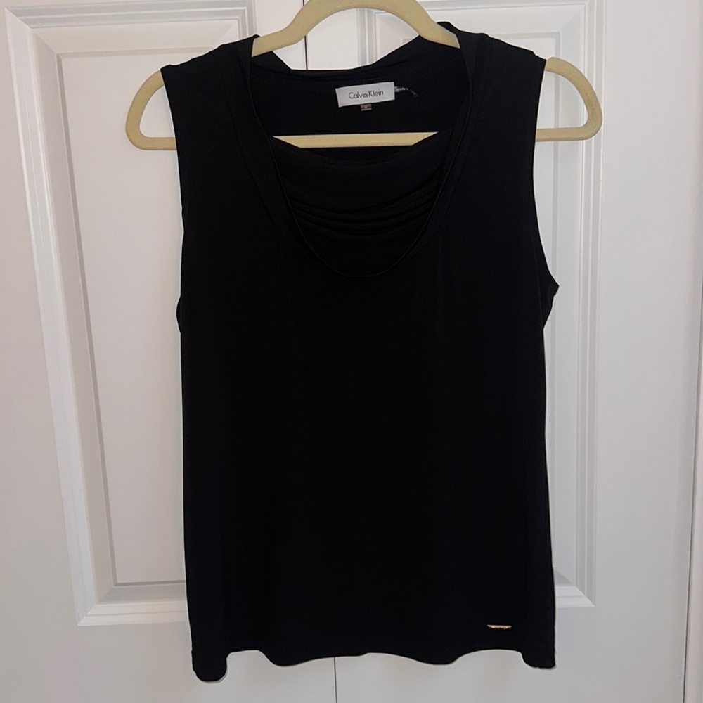 Calvin Klein sleeveless blouse